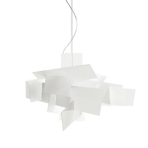 Lampa Sufitowa Wisząca Designerska Biała E14