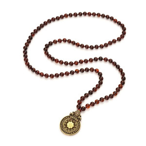 Wisiorek Buddyjski|Tantra|Vintage|108 Mala|
