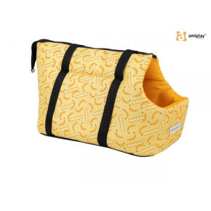 AmiPlay Torba Transportowa BeHappy Rozmiar S Banan﻿a