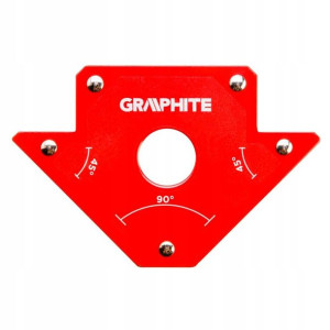 Spawalniczy kątownik magnetyczny 102x155x17mm GRAPHITE 56H902