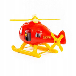 Helikopter Ratunkowy Ludzik Zestaw 33 Cm Czerwony
