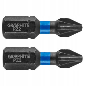 Bity udarowe PZ2x25mm 2szt. GRAPHITE 56H504