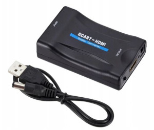 Konwerter Obrazu Dźwięku EURO SCART HDMI Z POLSKI