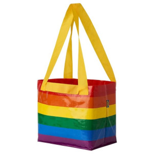 IKEA STORSTOMMA Średnia torba wielokolorowa 27x18x27cm pojemność 18l