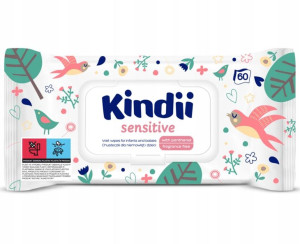 Chusteczki Cleanic Kindii Sensitive 60 sztuk
