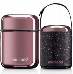 Miniland Termos Deluxe Do Posiłków 280ml ROSE GOLD