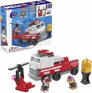 Mattel Mega Bloks Psi Patrol Wielozadaniowy Wóz Strażacki HHN05
