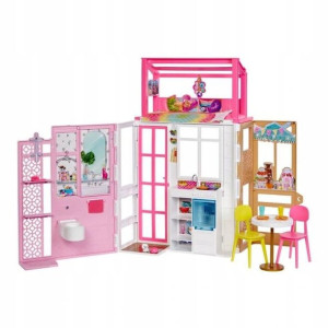 Barbie Domek Dla Lalek Kompaktowy Rozkładany