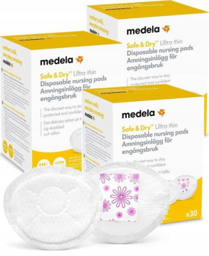 Medela Jednorazowe Wkładki Laktacyjne Cienkie 90x
