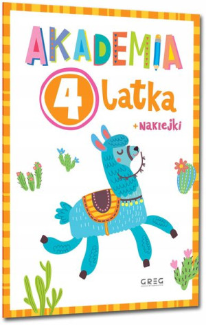 Greg Akademia 4-latka + Naklejki Ćwiczenia Zadania
