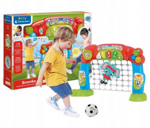 Clementoni Baby Interaktywna Bramka Sportowa Piłka