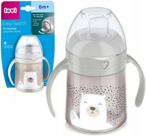 LOVI Pierwszy Kubek z Uchwytami EASY SWITCH 150 ml 35/350 Bear
