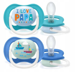 Avent Smoczek Ultra Air 6-18m Oddychający + Etui