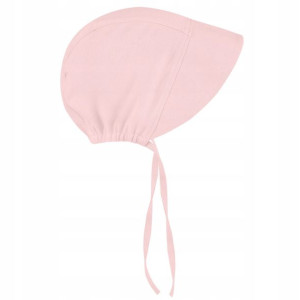 Samiboo Bambusowa Bonetka Czapeczka 3-6m Pudrowa