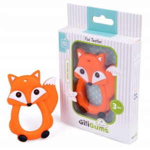 Giligums Dumel Gryzak Silikonowy Lis +3m Bez Bpa