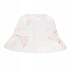 Samiboo Kapelusz Bucket Hat Wiązany Bambusowy 0-3m Motyle