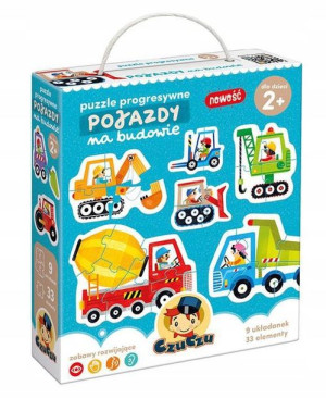 Czuczu Puzzle Progresywne Pojazdy na Budowie 2+ 1842