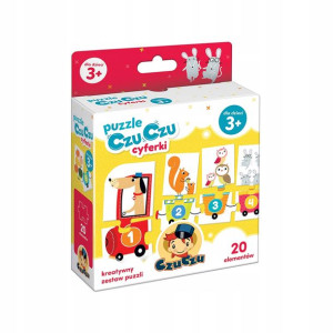 Czuczu Puzzle Układam Cyferki 20 Elementów 3+