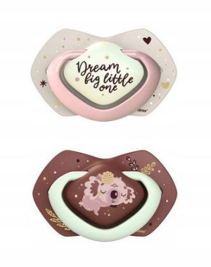 CANPOL Smoczek Symetryczny Sleepy Koala 6-18M CA 22/659 PINK