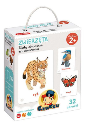 Czuczu Karty Obrazkowe Na Sznureczku Zwierzęta 2+ 2145