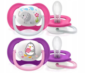 Avent Smoczek Ultra Air 6-18m Oddychający + Etui