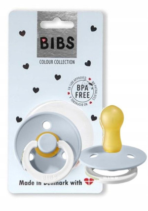 Bibs Smoczek Uspokajający Hevea 6+ Blue Night M