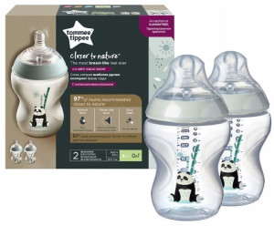 Tommee Tippee Butelka Dekorowana 2 X 260ml 0m+