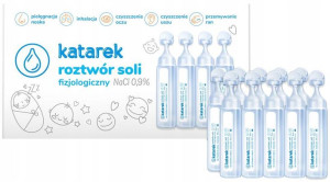 Katarek Sól Fizjologiczna Dla Niemowląt 10x5ml