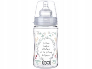 Lovi Butelka Medical 240 Ml + Smoczek Wolny 3m+