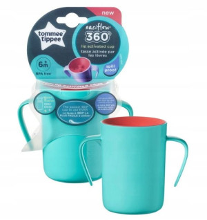 Tommee Tippee Kubek 360 Stopni Z Uchwytem 200ml