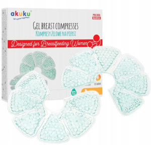 Akuku Kompresy Okłady Żelowe Na Piersi Osłonki
