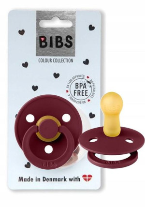Bibs Smoczek Uspokajający M Kauczuk Hevea 6m+ 1szt