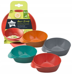 Tommee Tippee Miseczka Z Trójkątną Podstawą 4szt