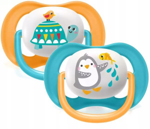 Avent Smoczek Ultra Air 6-18m Oddychający + Etui