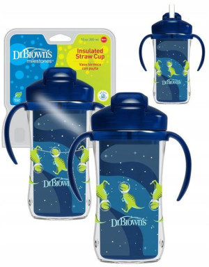 Dr Brown's Termiczny Kubek z Uchwytami 300ml Blue