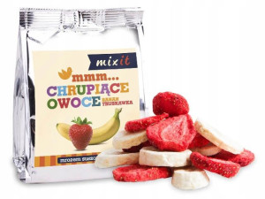 Mixit Liofilizowane Banan Truskawka Saszetka 23g