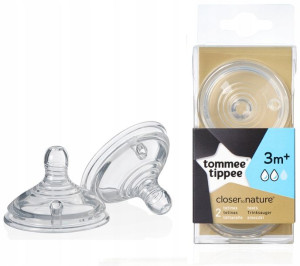 Tommee Tippee Smoczek Do Butelki Średni 3m+ Nr2