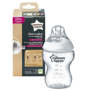Tommee Tippee Butelka Anytkolkowa 260ml Smoczek 0+