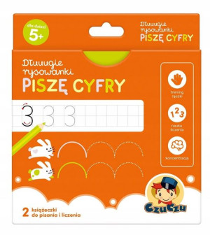 Czuczu Długie Rysowanki Piszę Cyfry Nauka Cyfr 5+