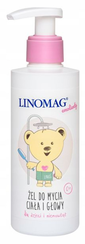 Linomag Żel Do Mycia Ciała I Głowy Dozownik 200ml