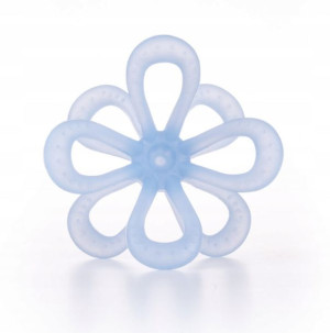 Giligums Dumel Gryzak Silikonowy Kwiatek Blue