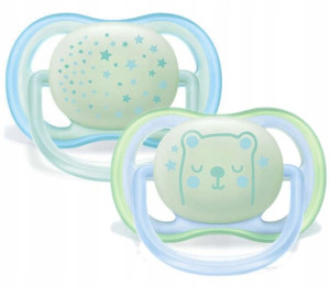 Avent Smoczek Ultra Air 0-6m Oddychający + Etui