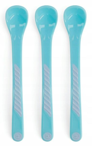 Twistshake Długie Łyżeczki Jedzenia 3szt 4m+ Blue