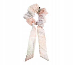 LULLALOVE Bambusowa Frotka Do Włosów Boho Róż