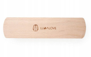 LULLALOVE Szczotka Naturalna Do Czyszczenia Ubrań