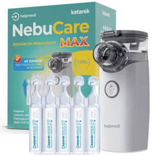Nebucare Inhalator Nebulizator + Sól Katarek
