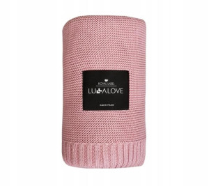 Lullalove Koc Bambus Kocyk 80x100 Piwonia Classic