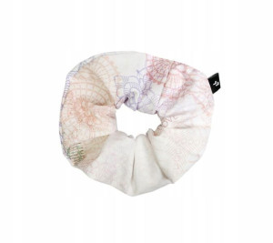 LULLALOVE Frotka 100% Bawełna Do Włosów Gumka Boho Różowe