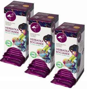 Herbatka Bocianek Ekologiczna Na Laktację Trzypak