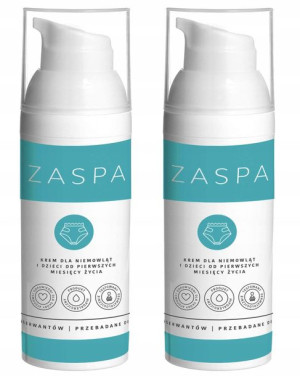 2x Zaspa Krem Pieluszkowy Na Odparzenia 2x 50ml